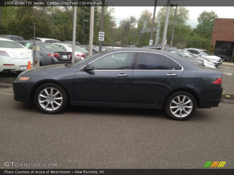 Carbon Gray Pearl / Ebony Black 2006 Acura TSX Sedan