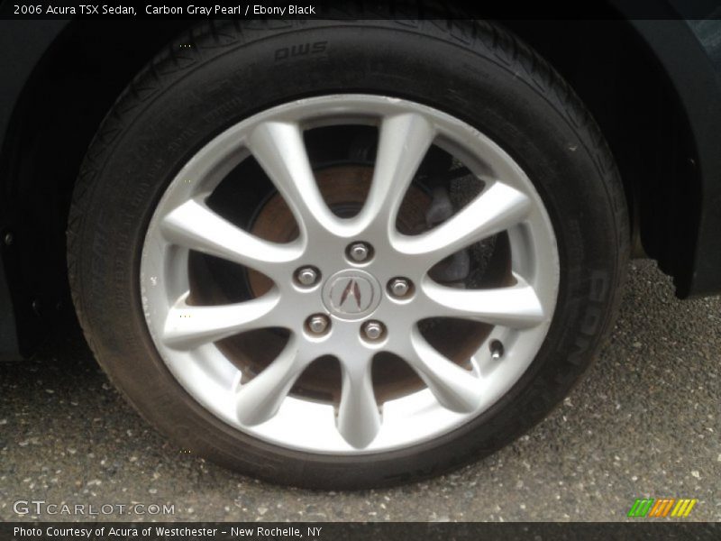 Carbon Gray Pearl / Ebony Black 2006 Acura TSX Sedan