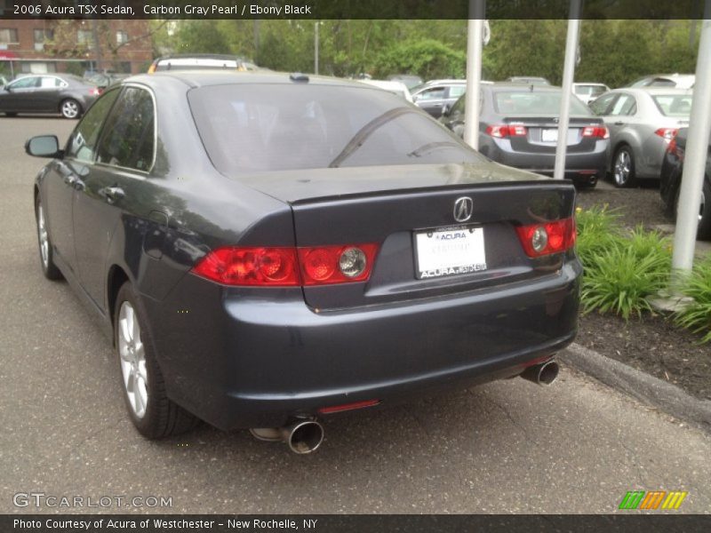 Carbon Gray Pearl / Ebony Black 2006 Acura TSX Sedan
