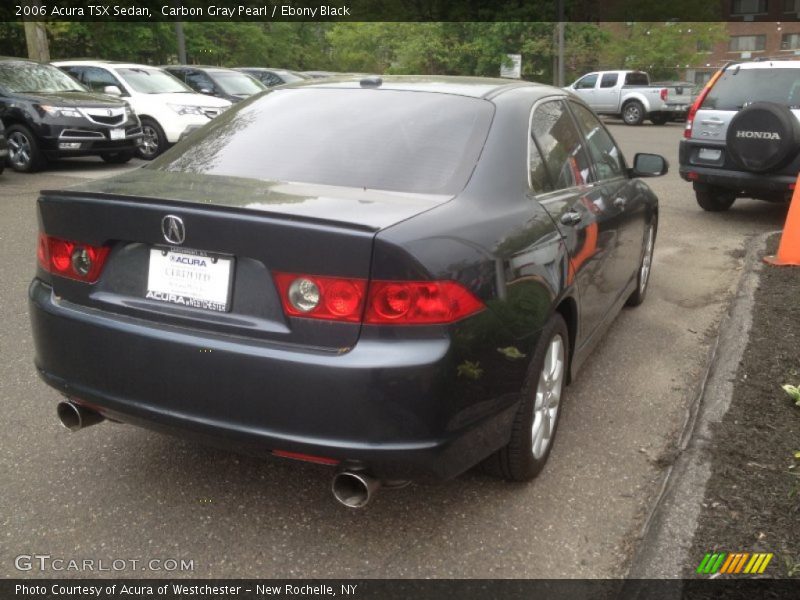 Carbon Gray Pearl / Ebony Black 2006 Acura TSX Sedan