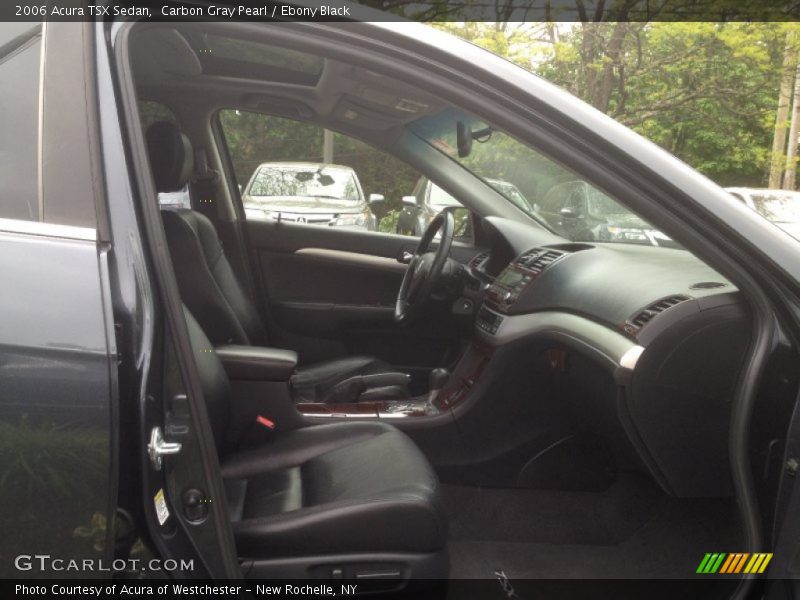 Carbon Gray Pearl / Ebony Black 2006 Acura TSX Sedan