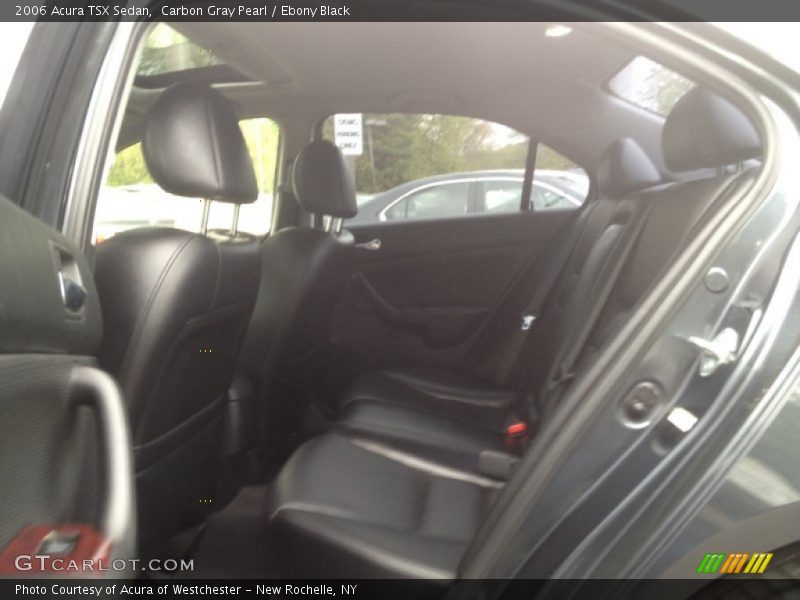 Carbon Gray Pearl / Ebony Black 2006 Acura TSX Sedan