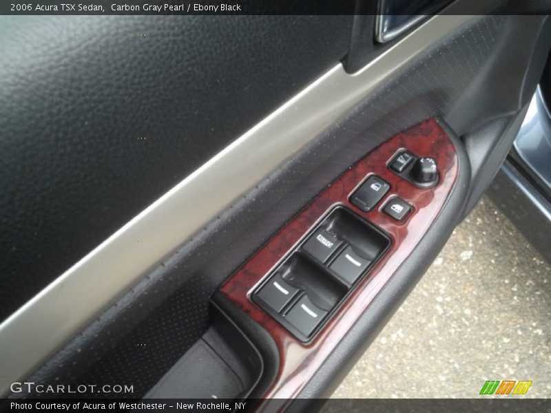 Carbon Gray Pearl / Ebony Black 2006 Acura TSX Sedan