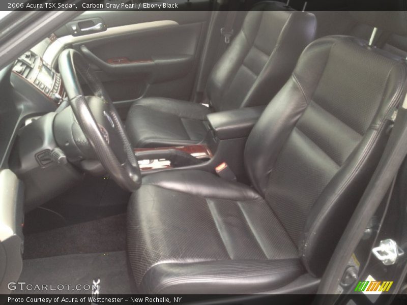 Carbon Gray Pearl / Ebony Black 2006 Acura TSX Sedan