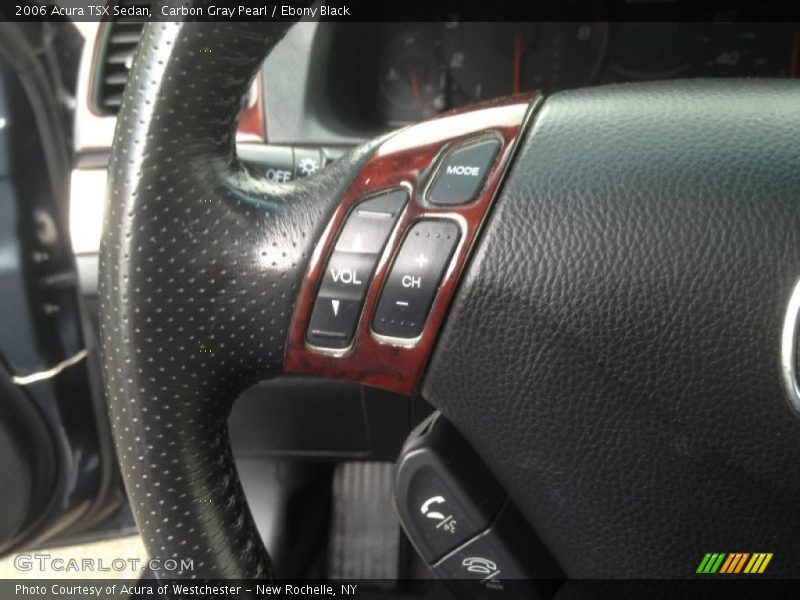 Carbon Gray Pearl / Ebony Black 2006 Acura TSX Sedan