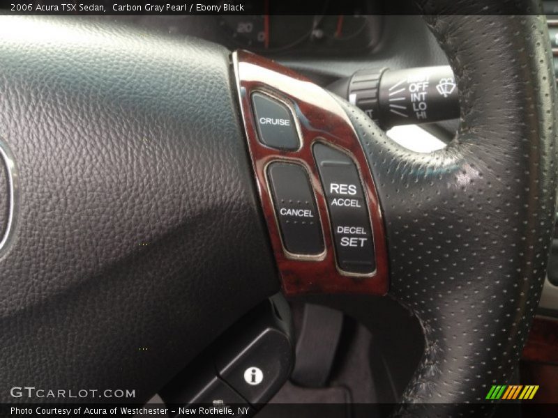 Carbon Gray Pearl / Ebony Black 2006 Acura TSX Sedan