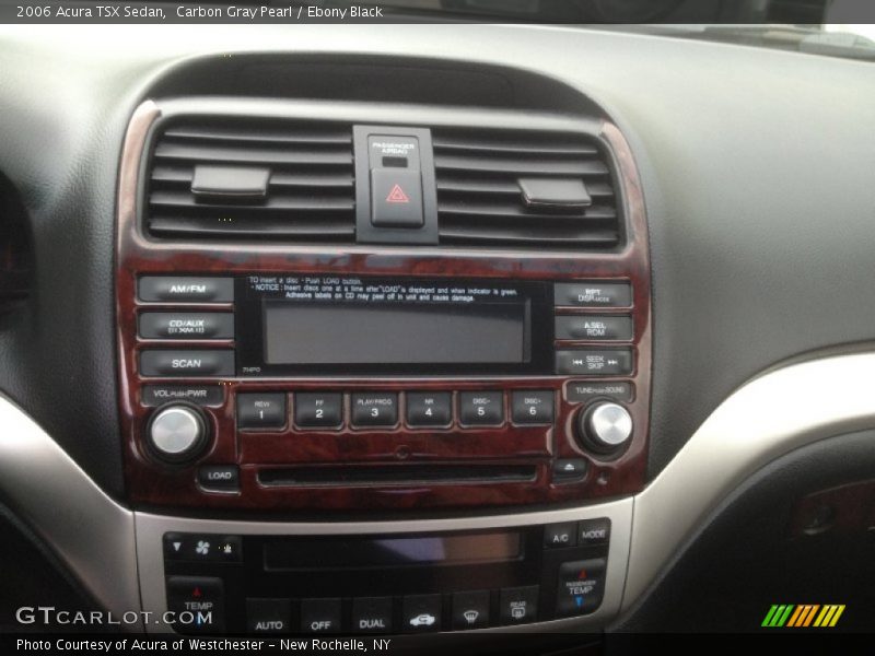 Carbon Gray Pearl / Ebony Black 2006 Acura TSX Sedan