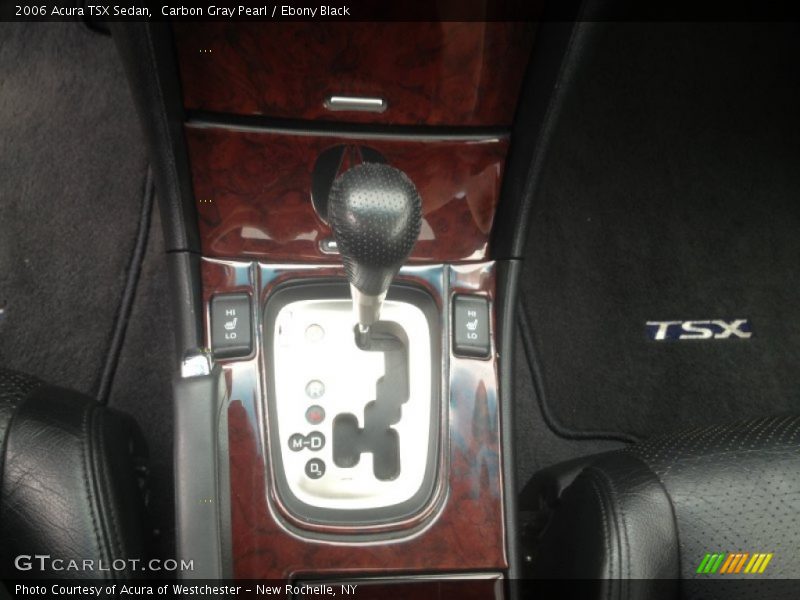 Carbon Gray Pearl / Ebony Black 2006 Acura TSX Sedan