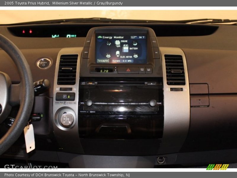 Millenium Silver Metallic / Gray/Burgundy 2005 Toyota Prius Hybrid