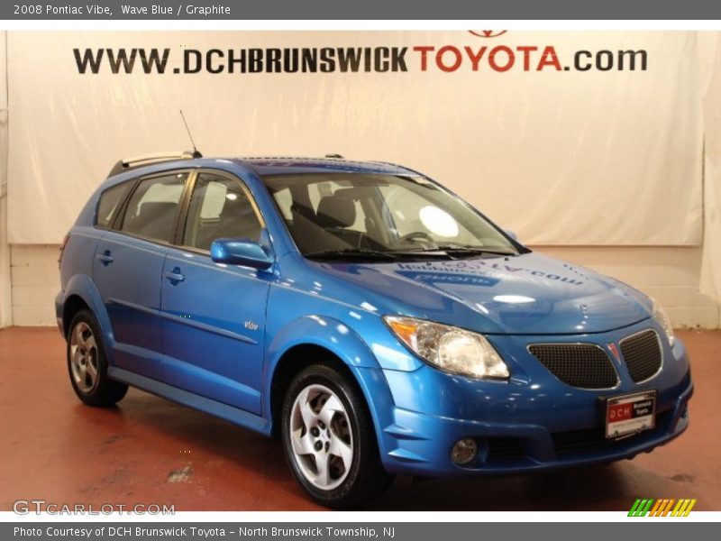 Wave Blue / Graphite 2008 Pontiac Vibe