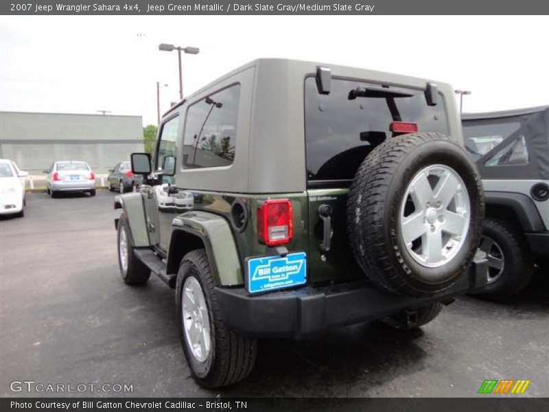 Jeep Green Metallic / Dark Slate Gray/Medium Slate Gray 2007 Jeep Wrangler Sahara 4x4