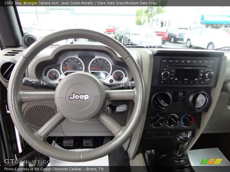 Jeep Green Metallic / Dark Slate Gray/Medium Slate Gray 2007 Jeep Wrangler Sahara 4x4