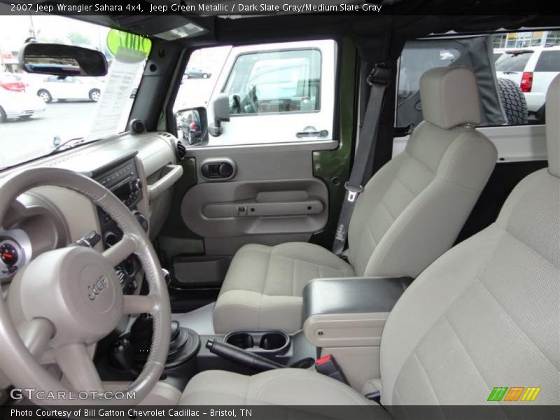 Jeep Green Metallic / Dark Slate Gray/Medium Slate Gray 2007 Jeep Wrangler Sahara 4x4