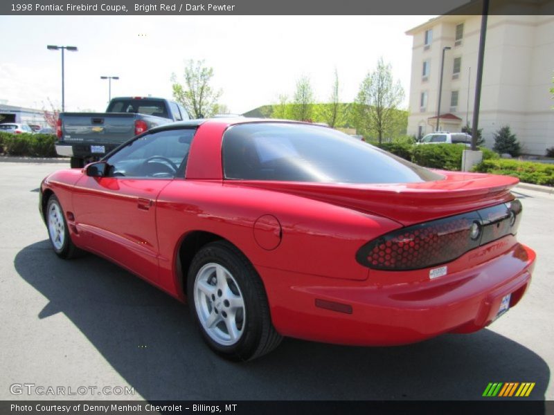 Bright Red / Dark Pewter 1998 Pontiac Firebird Coupe
