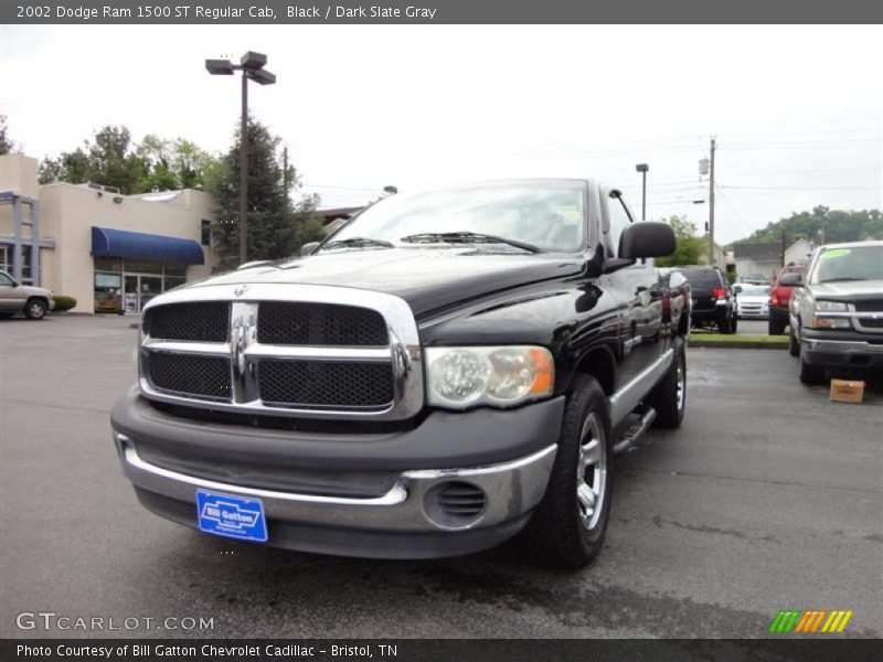 Black / Dark Slate Gray 2002 Dodge Ram 1500 ST Regular Cab