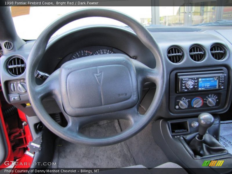 Dashboard of 1998 Firebird Coupe