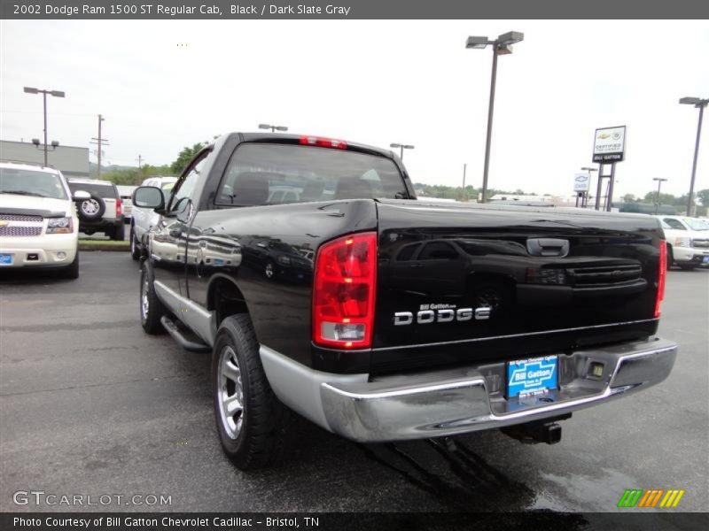 Black / Dark Slate Gray 2002 Dodge Ram 1500 ST Regular Cab