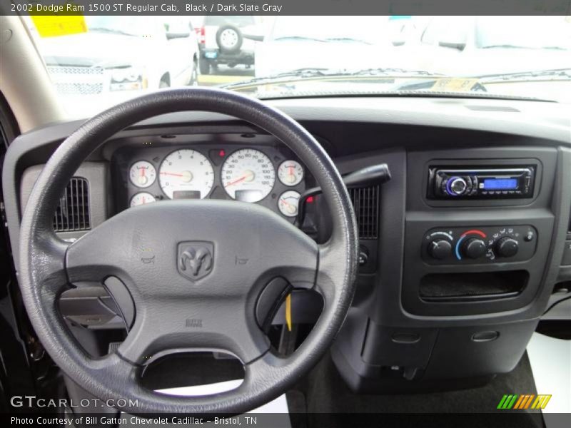Black / Dark Slate Gray 2002 Dodge Ram 1500 ST Regular Cab