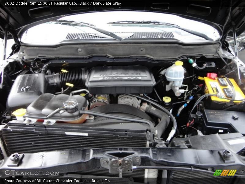 Black / Dark Slate Gray 2002 Dodge Ram 1500 ST Regular Cab