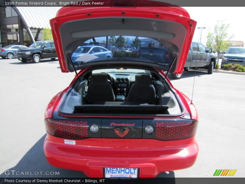 Bright Red / Dark Pewter 1998 Pontiac Firebird Coupe