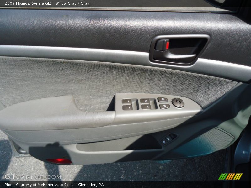 Willow Gray / Gray 2009 Hyundai Sonata GLS