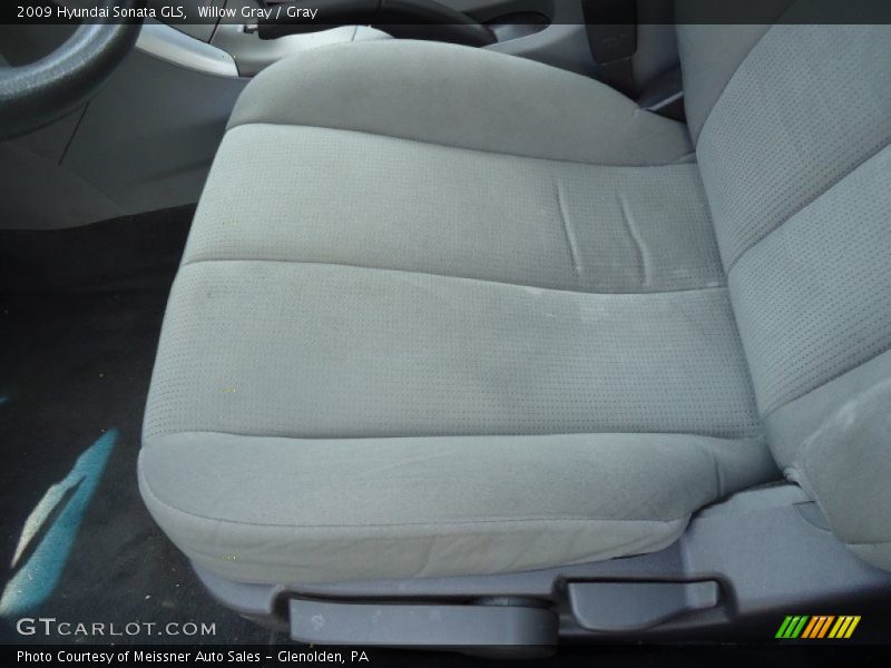 Willow Gray / Gray 2009 Hyundai Sonata GLS