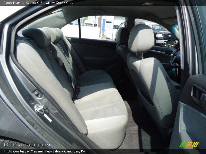 Willow Gray / Gray 2009 Hyundai Sonata GLS