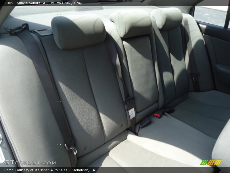 Willow Gray / Gray 2009 Hyundai Sonata GLS