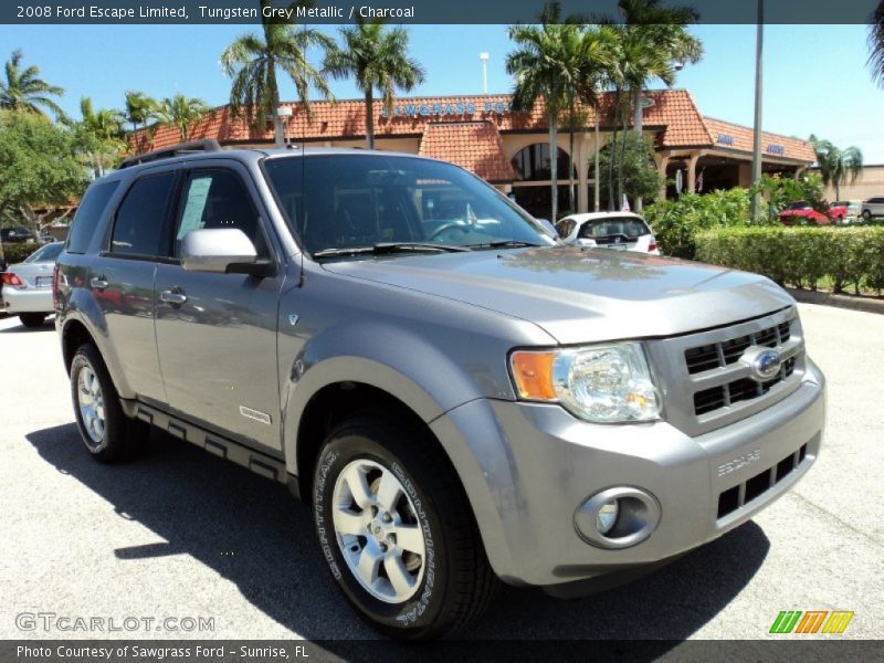 Tungsten Grey Metallic / Charcoal 2008 Ford Escape Limited