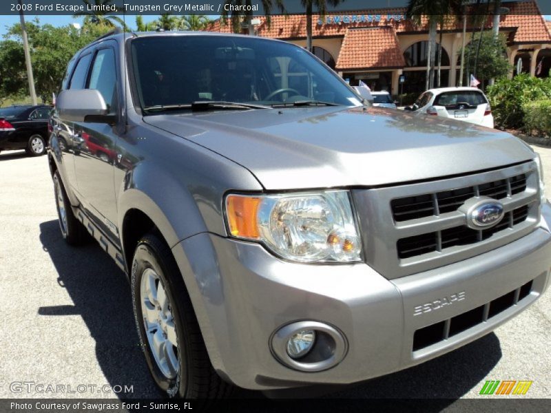 Tungsten Grey Metallic / Charcoal 2008 Ford Escape Limited