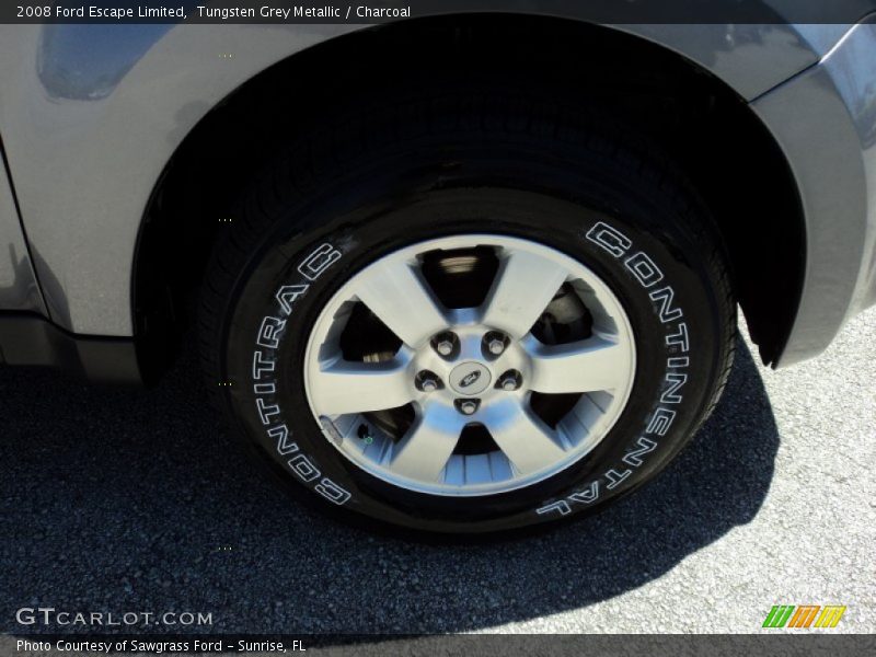 Tungsten Grey Metallic / Charcoal 2008 Ford Escape Limited