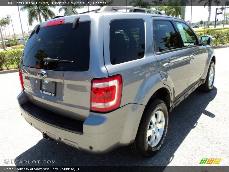 Tungsten Grey Metallic / Charcoal 2008 Ford Escape Limited