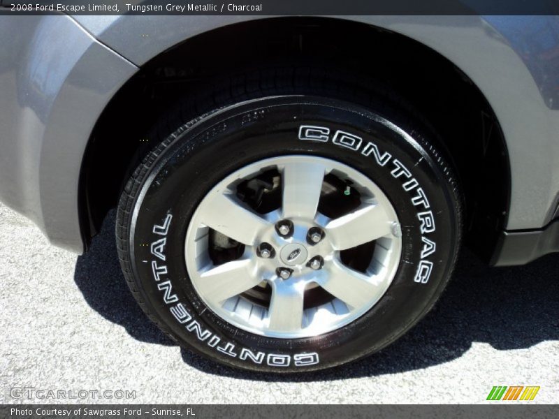 Tungsten Grey Metallic / Charcoal 2008 Ford Escape Limited