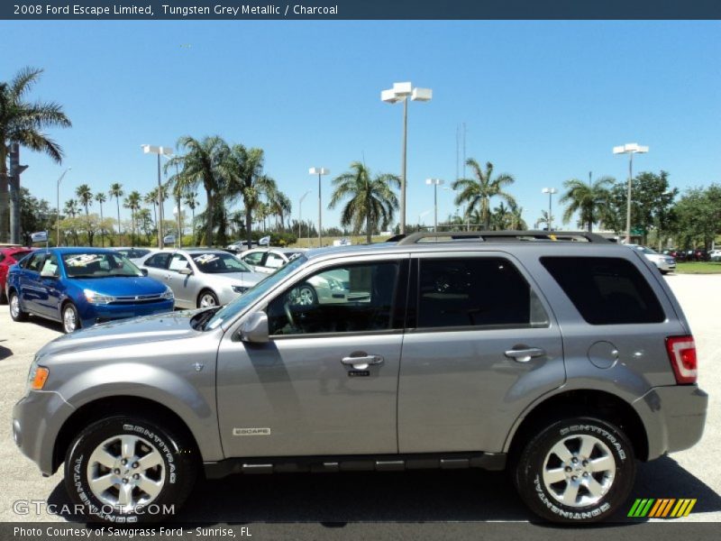 Tungsten Grey Metallic / Charcoal 2008 Ford Escape Limited