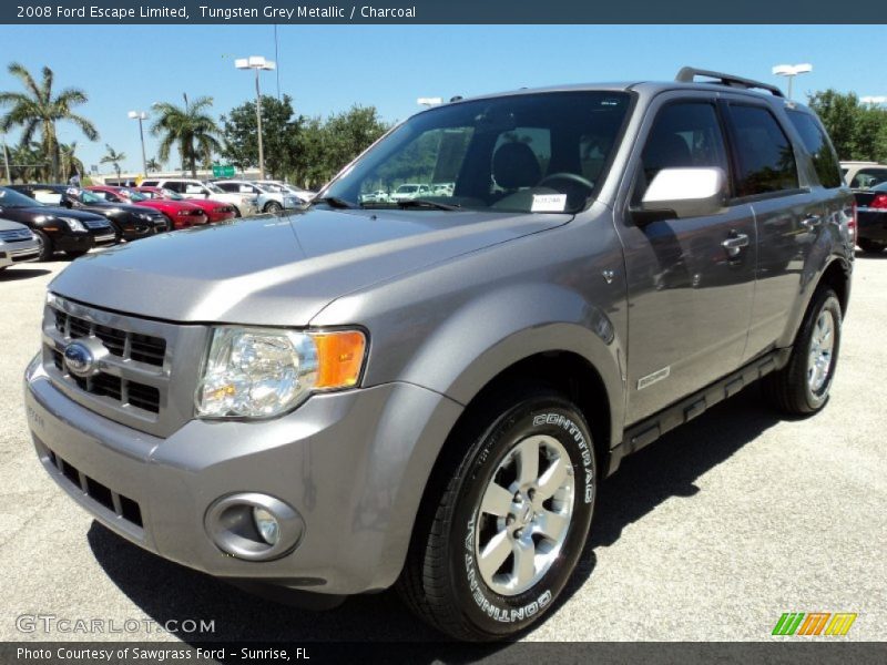 Tungsten Grey Metallic / Charcoal 2008 Ford Escape Limited