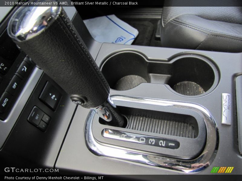 Brilliant Silver Metallic / Charcoal Black 2010 Mercury Mountaineer V6 AWD