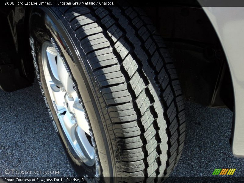Tungsten Grey Metallic / Charcoal 2008 Ford Escape Limited