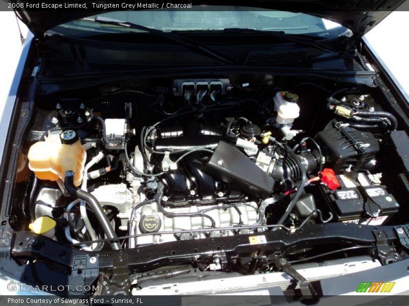 Tungsten Grey Metallic / Charcoal 2008 Ford Escape Limited