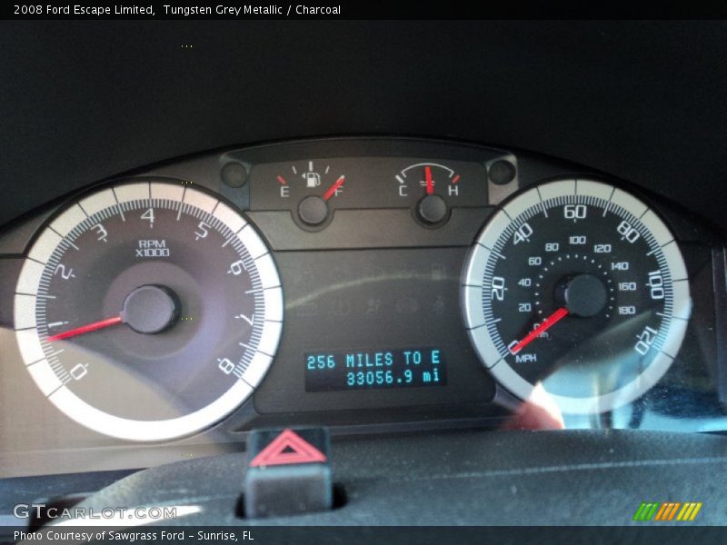 Tungsten Grey Metallic / Charcoal 2008 Ford Escape Limited