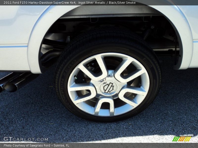 Ingot Silver Metallic / Black/Silver Smoke 2011 Ford F150 Harley-Davidson SuperCrew 4x4