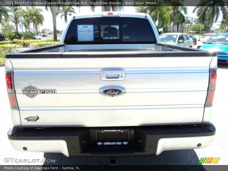 Ingot Silver Metallic / Black/Silver Smoke 2011 Ford F150 Harley-Davidson SuperCrew 4x4