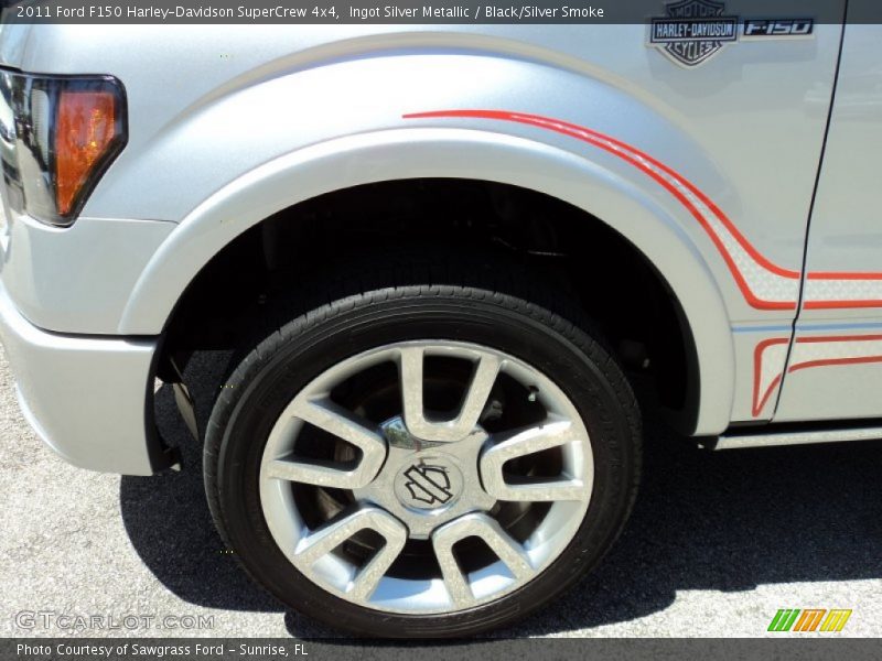 Ingot Silver Metallic / Black/Silver Smoke 2011 Ford F150 Harley-Davidson SuperCrew 4x4