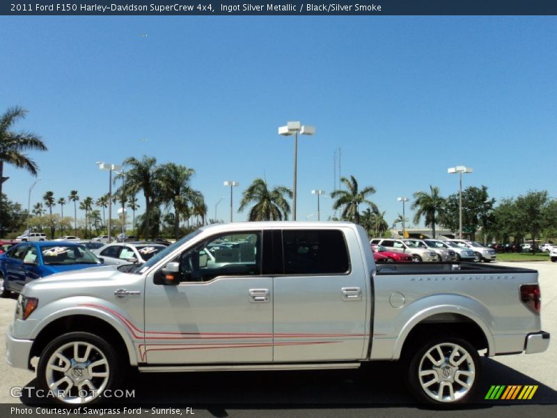 Ingot Silver Metallic / Black/Silver Smoke 2011 Ford F150 Harley-Davidson SuperCrew 4x4
