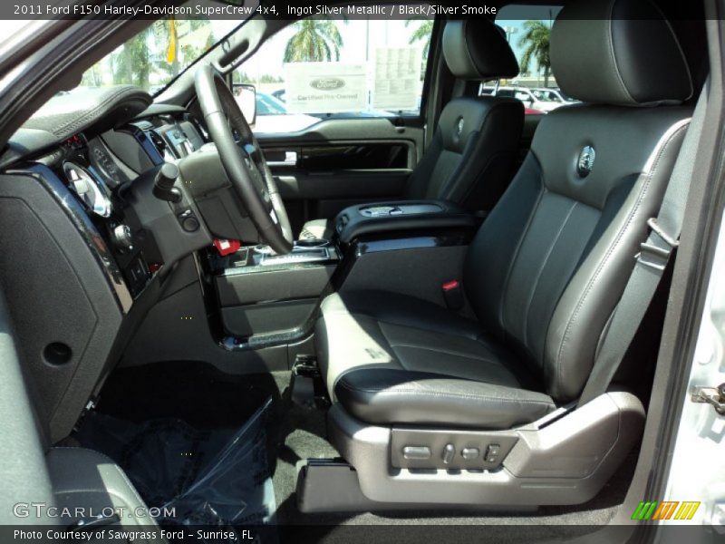 Ingot Silver Metallic / Black/Silver Smoke 2011 Ford F150 Harley-Davidson SuperCrew 4x4