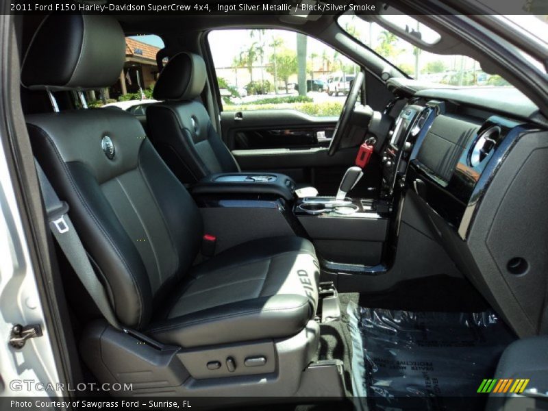 Ingot Silver Metallic / Black/Silver Smoke 2011 Ford F150 Harley-Davidson SuperCrew 4x4