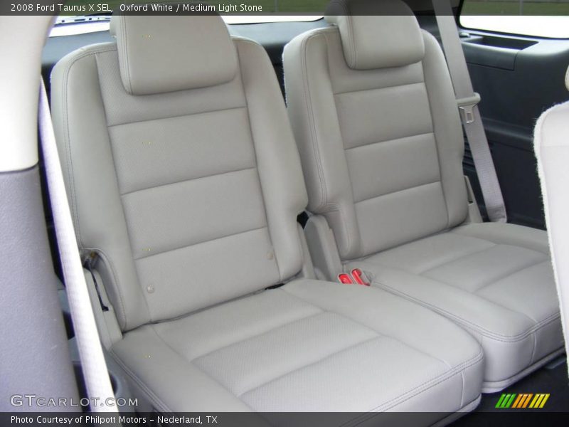 Oxford White / Medium Light Stone 2008 Ford Taurus X SEL