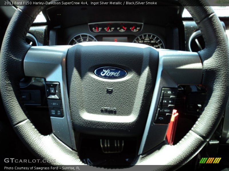 Ingot Silver Metallic / Black/Silver Smoke 2011 Ford F150 Harley-Davidson SuperCrew 4x4