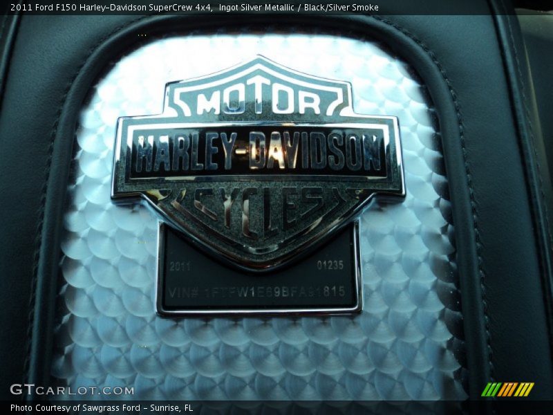 Ingot Silver Metallic / Black/Silver Smoke 2011 Ford F150 Harley-Davidson SuperCrew 4x4