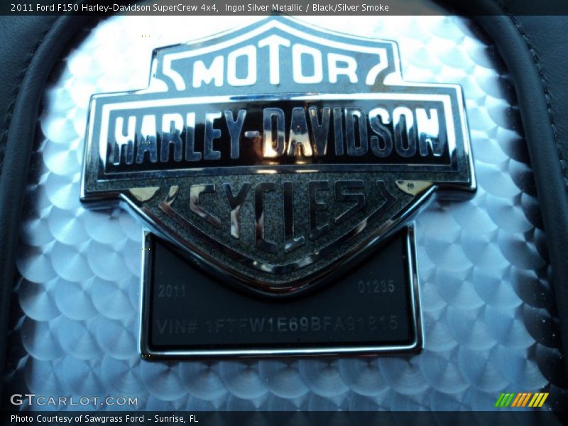 Ingot Silver Metallic / Black/Silver Smoke 2011 Ford F150 Harley-Davidson SuperCrew 4x4