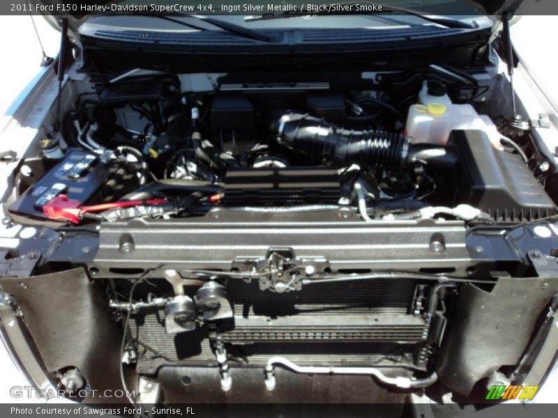 Ingot Silver Metallic / Black/Silver Smoke 2011 Ford F150 Harley-Davidson SuperCrew 4x4